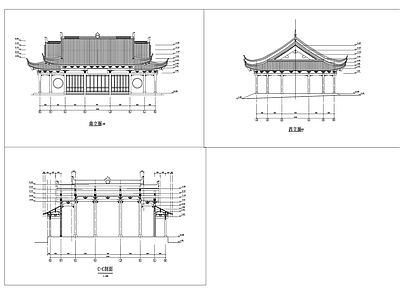 亭子 施工图