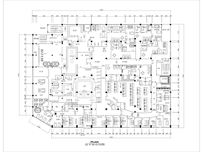 2860㎡汤泉水疗 洗浴中心 施工图