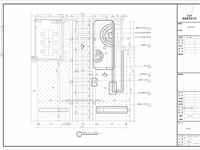 新中式入口大门场地及灯笼 施工图