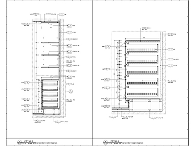 衣柜抽屉剖面节点大样图 施工图