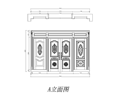 大同红星美凯龙欧式 施工图