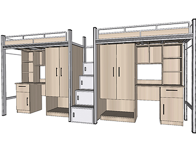 现代双层床