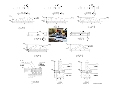 片石景观小品 施工图