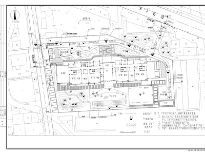 幼儿园室外道路 施工图 交通道路