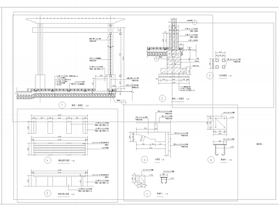 某景观廊架 施工图