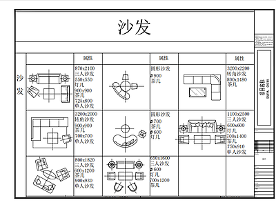 工装设计商业空间综合素材图库模板 施工图 工装综合图库 工装图库