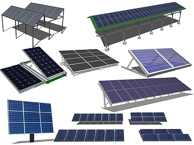 太阳能板 光伏板 支架 充电板 发电板 电池板 工业设备