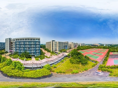 HDR运动健身操场广场