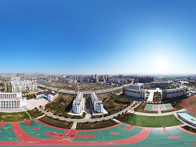 HDR运动健身操场体育广场