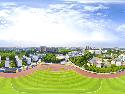 HDR运动健身操场体育广场
