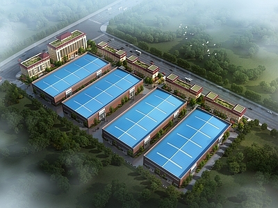 现代厂房 办公楼 仓储园 物流园 产业基地