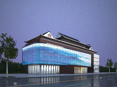新中式商场建筑