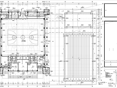 高校体育馆多功能建 施工图