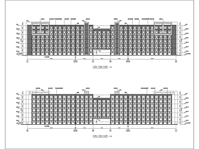 学生宿舍楼建筑图 施工图