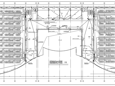 学校图书馆电气图 施工图 建筑电气
