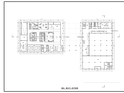 五星级酒店 宴会厅 高层 施工图