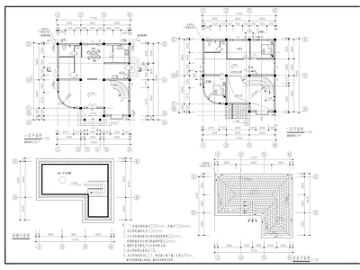 11x12四层自建民 施工图 自建房