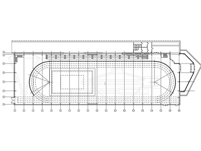 田径场平面图设计 施工图