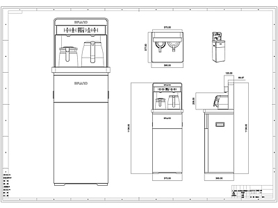 茶吧机制作图 施工图