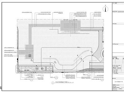 台地草坪区 施工图 局部景观