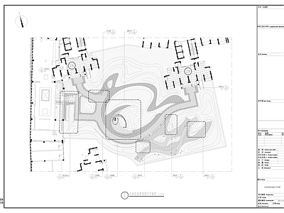 住宅区景观总图部分 施工图