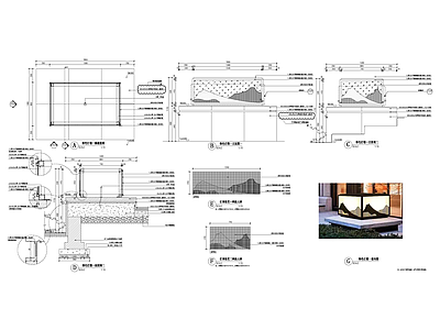 景观灯 施工图 景观小品