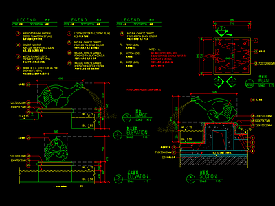 喷水雕塑鹅 施工图