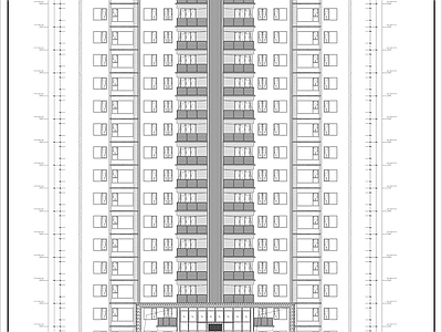 现代风格高层洋房 施工图