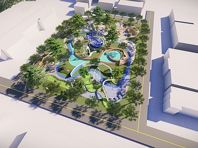 儿童游乐区 运动公园 景观 市政公园