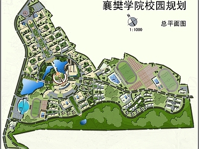 彩色总平面图