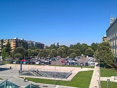 公路道路停车场景观风景