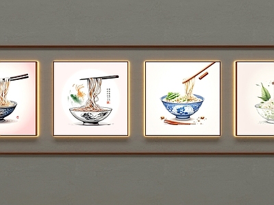 现代灯箱 面馆灯箱 菜牌灯箱 墙面灯箱 卡布灯箱 广告灯箱