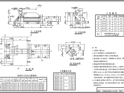 钢筋混凝土管式斗门 施工图