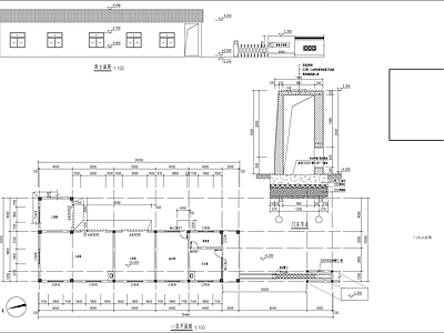 善园门卫 公厕土建及装修 建筑 施工图