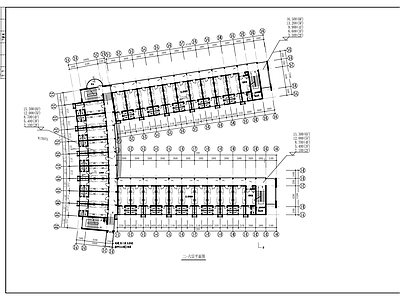 学生公寓建筑平面图 施工图