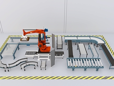 传送带生产线物流机器人