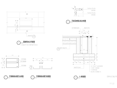 园路雨水口做法 施工图