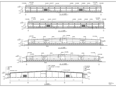 物流中心中转库建筑图纸 施工图 工业建筑