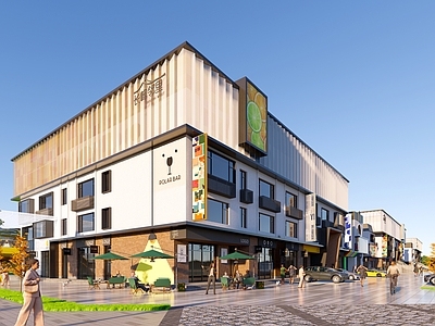 现代老旧商业建筑