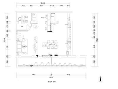 展厅定制门店 施工图