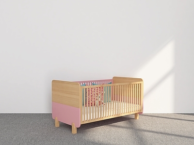 现代婴儿床 baby床 宝宝床 毛绒玩具
