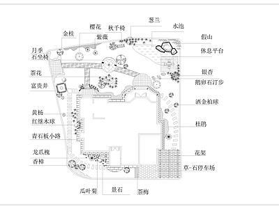 庭院景观 施工图