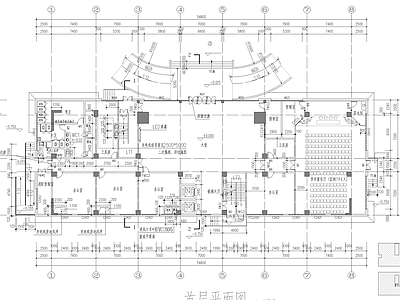 城市水产研究院建筑平面图 施工图