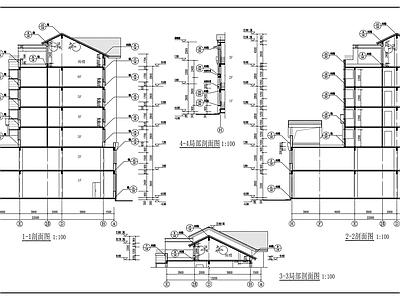 中式6层高档公寓 施工图