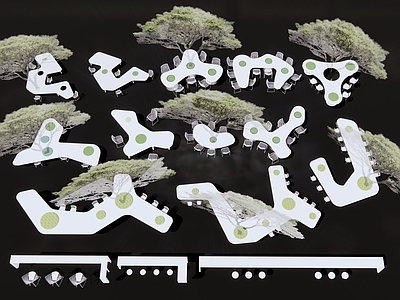现代景观折线吧台 户外异形座椅 商业外摆座椅 树池座椅 公园异形种植池