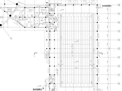游泳馆平面布置图 游泳馆建筑
