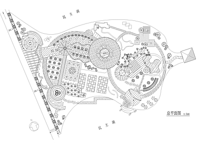 某广场规划 施工图