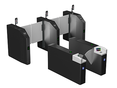 现代闸机 闸门 门禁机