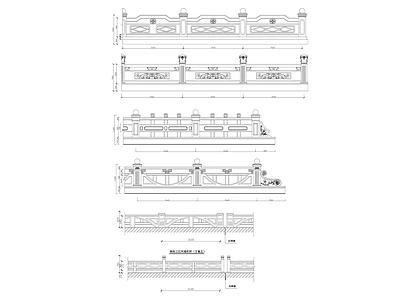 33护栏图集 施工图 柱