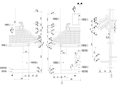 60古建檐口大样 施工图